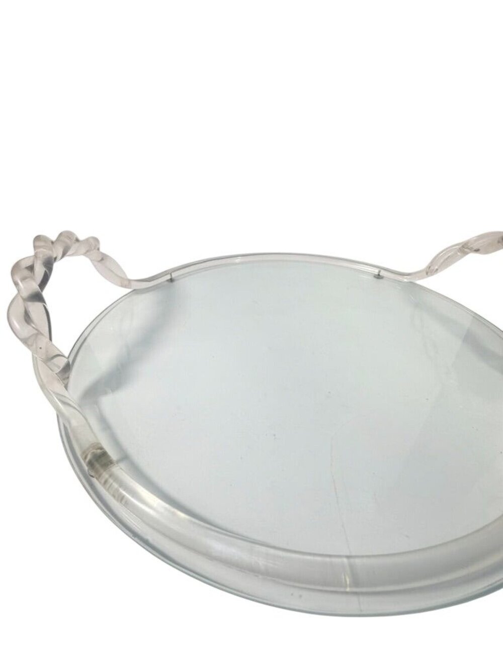 Vanity Boudoir Bar Serving Tray Vintage 1960s Dorothy Thorpe Style MCM Lucite Ac - Picture 5 of 16